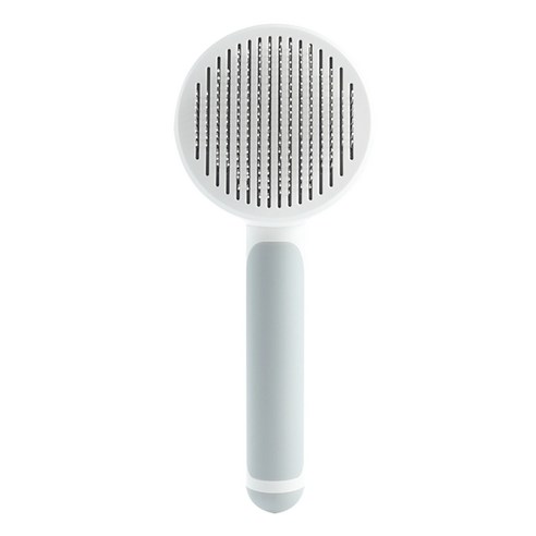 머글리 반려동물 원터치 플렉서블 브러쉬, 라이트그레이, 1개