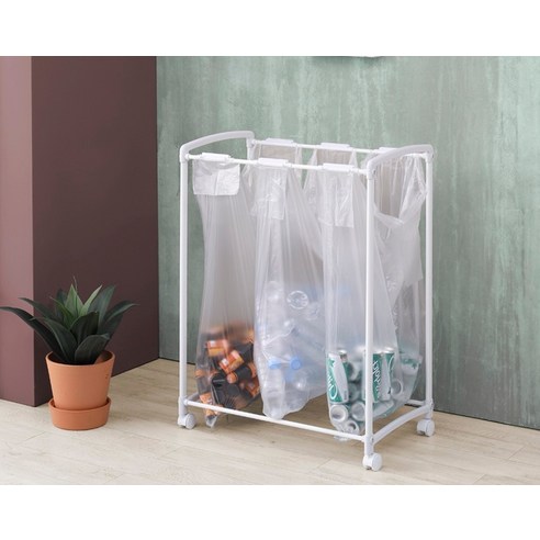 편리하고 위생적인 쓰레기 관리를 위한 아이템톡 원터치 이동식 분리수거함