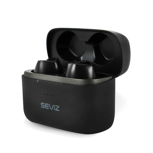 세비즈 블루투스 무선 이어폰, SEVIZ-C02, 블랙