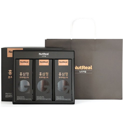 뉴트리얼 홍삼정 프리미엄 스틱, 360g, 1세트