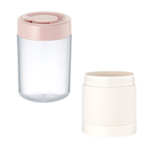 스텍업 블록 보틀 H 미니 추가세트 355ml + 180ml, 핑크 투명, 추가세트(화이트)