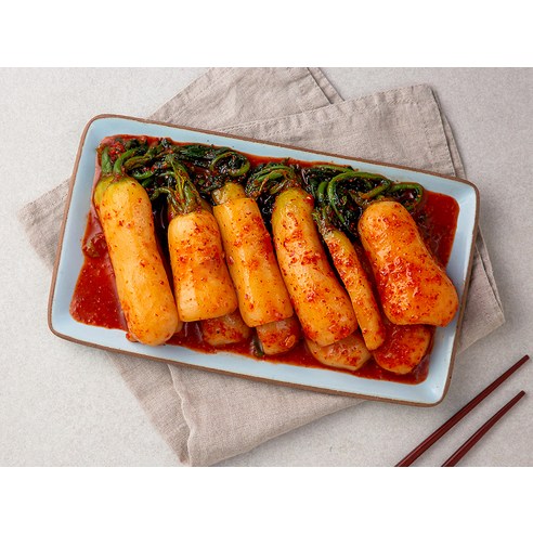 아삭한 총각김치를 만나보세요!