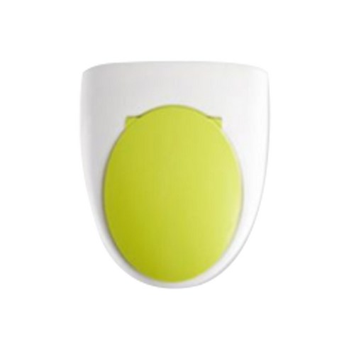 무소음 유아 성인용 하드 변기커버, 그린, 1개