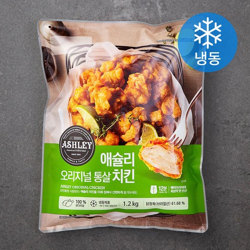 애슐리 오리지널 통살 치킨 (냉동) 1200g, 1개