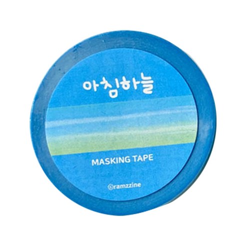 람찌네소품샵 마스킹테이프 25mm x 10m, 아침하늘, 1개