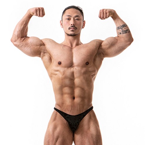 브이컷 보디빌딩 트렁크 팬티 크러쉬벨벳