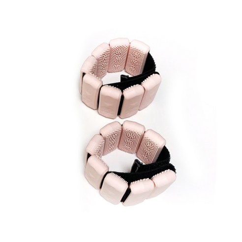 라이언문 실리콘 중량밴드 2p, 베이비핑크, 250g
