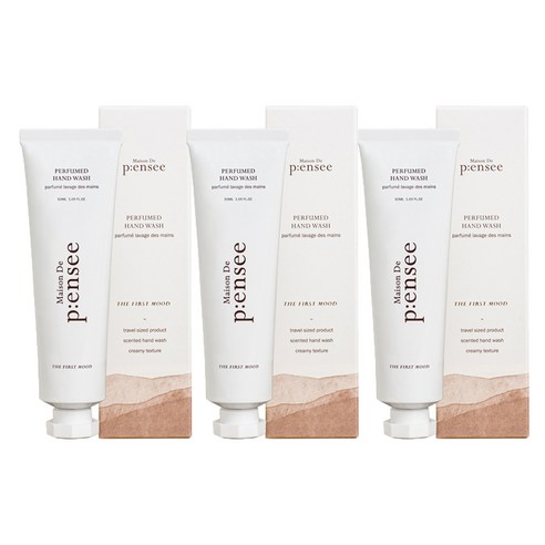 메종드펜세 휴대용 퍼퓸 핸드워시, 50ml, 3개