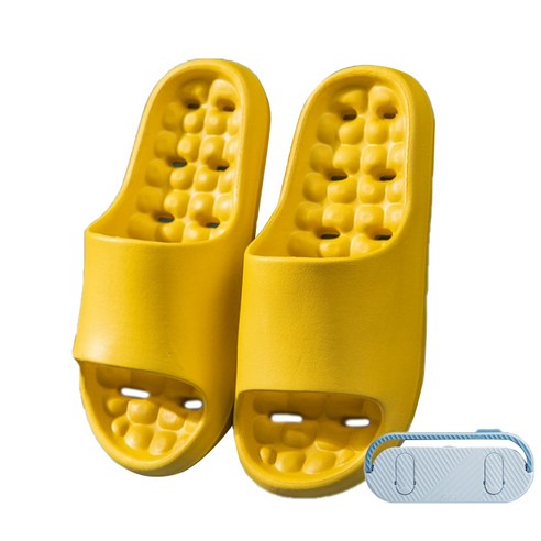 파메라 T123 파스텔톤 욕실 슬리퍼 타입1 + 슬리퍼 거치대 블루 세트, 1세트