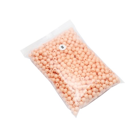 파티드레싱 캔디컬러 구슬 250g 8mm, 살구, 1개