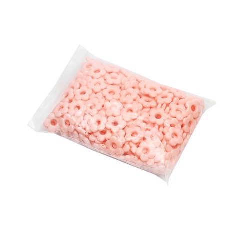 파티드레싱 캔디컬러 둥근 꽃잎 비즈 250g, 살구, 1개