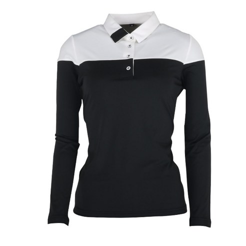 페라어스 여성용 투배색 스판 골프 티셔츠 ATBN5002S1