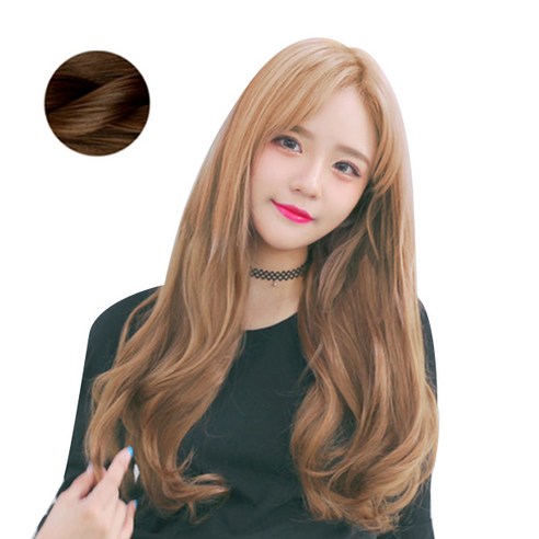 고운머리 헤어 스타일피스 바디S컬 웨이브 15호, 로즈브라운, 1개