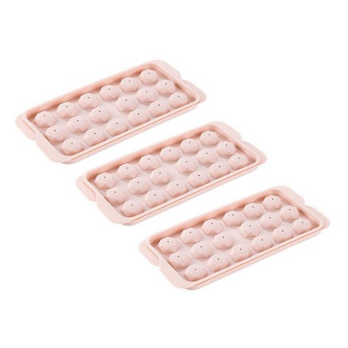 투썬빌리지 보석 아이스 트레이 3p, 핑크