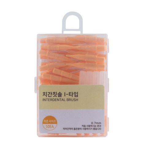 SGS 일반용 I타입 치간칫솔 SSS, 50개입, 1개