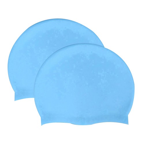 G2P 해파리 실리콘 수영모자 HSC2103 2p, 블루
