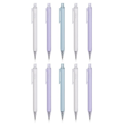 델리 누사인 크리스탈클립 젤잉크펜 0.5mm NS649, 랜덤발송, 10개