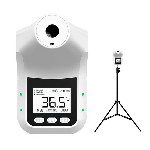 모핏코리아 비접촉식 적외선 온도계 MFK365 + 삼각대 (한국어 지원), 1세트