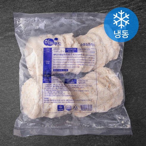 하늘푸드 순등심 돈까스 (냉동), 1.8kg, 1팩