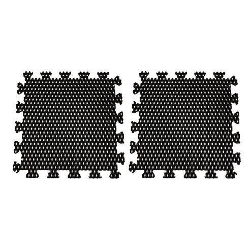 마추미 퍼즐 미끄럼방지매트 30 x 30 cm, 블랙, 2개