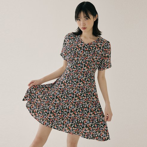 리올그 KST PATTERN GATHER 원피스