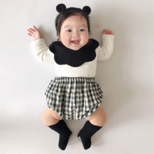우이동금손 데일리 리틀베어 아기 신생아턱받이
