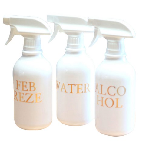 로맨틱노벰버 분무기 골드 520ml 3p, 화이트 + 화이트건, 3개