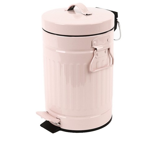 기프트캔 무소음 칼라 폐달 댐퍼기능 휴지통 8L, 핑크, 1개