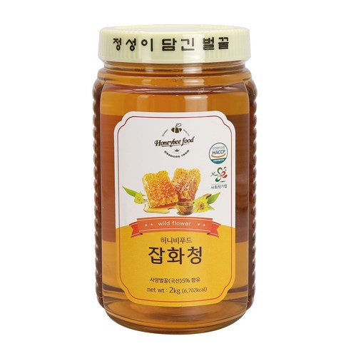 허니비푸드 잡화청, 1개, 2kg