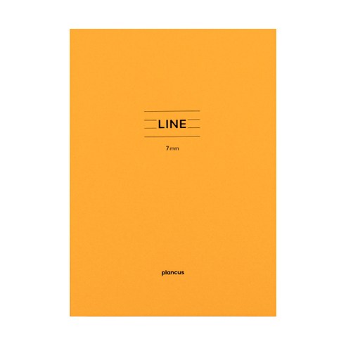 플랜커스 노트패드 라인 7mm, 옐로우, 1개