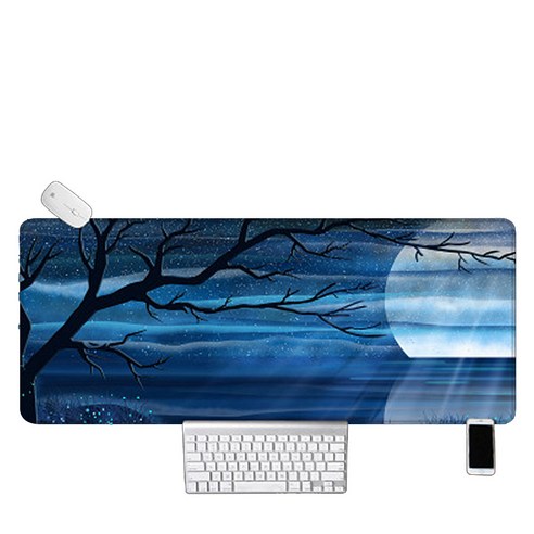 네추럴 마우스장패드 30 x 70 x 0.4 cm, TYPE10, 1개