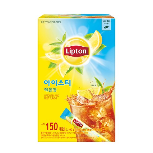 립톤 아이스티 믹스 레몬맛, 14g, 150개입, 1개