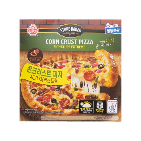 오뚜기 콘크러스트 피자 시그니처 익스트림: 품질과 편의성을 갖춘 맛있는 냉동 피자