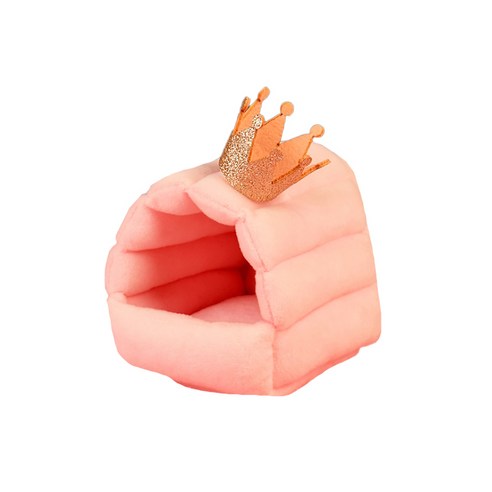 카르노 포근 크라운 햄스터 포치 S, 핑크, 1개