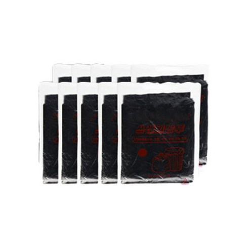 애니돌 배접 분리수거 쓰레기 비닐봉투 검정, 80L, 200매