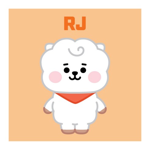 아이러브페인팅 BT21 DIY PAINTING_BABY 20 x 20 cm, RJ, 1개