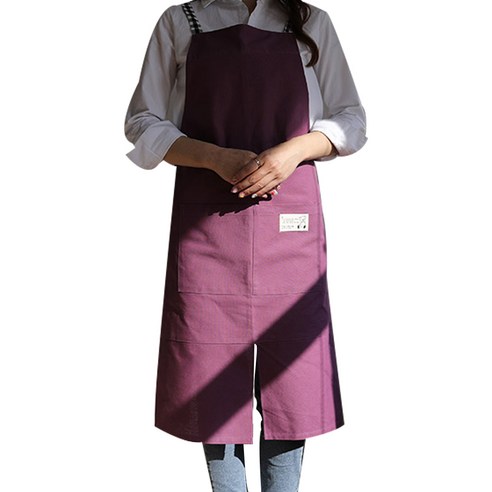 골드얀 조이 앞치마 L, 퍼플, 1개