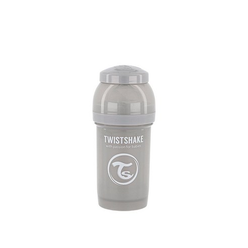 트위스트쉐이크 배앓이방지 젖병 180ml, 그레이, 1개