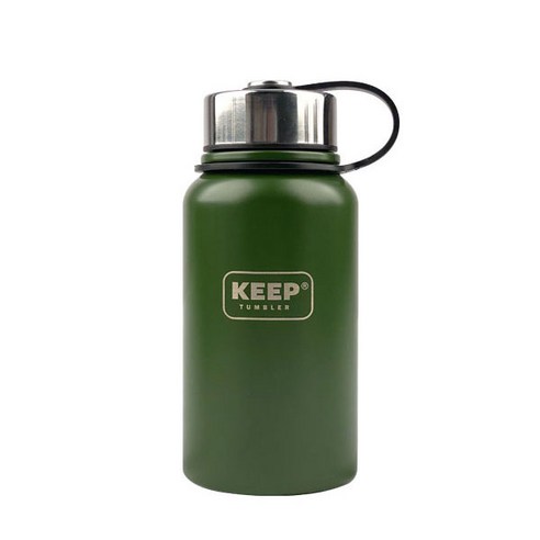 KEEP 스포츠 보틀 보온병, 그린, 650ml