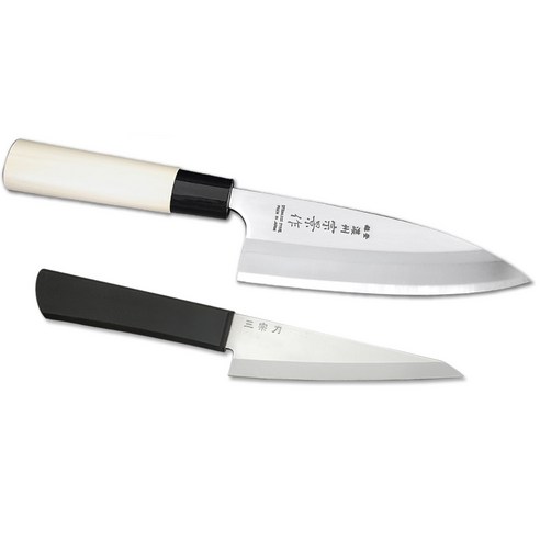 무네카게 스테인레스 데바칼 + 삼종도 창칼, 혼합색상, 1개