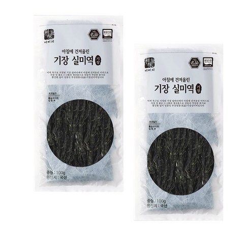 아침에 건져올린 기장 실미역, 1개, 100g