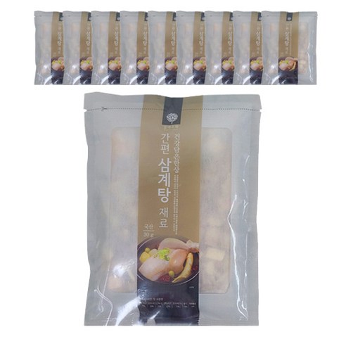 몸애조화 간편 삼계탕 재료, 10개, 30g
