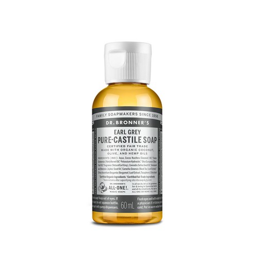 닥터브로너스 얼그레이 퓨어 캐스틸 솝, 60ml, 1개