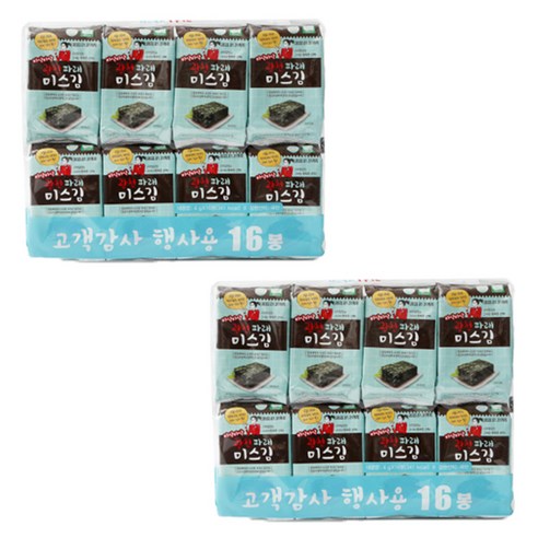 광천 파래 미스김 16p, 64g, 2개