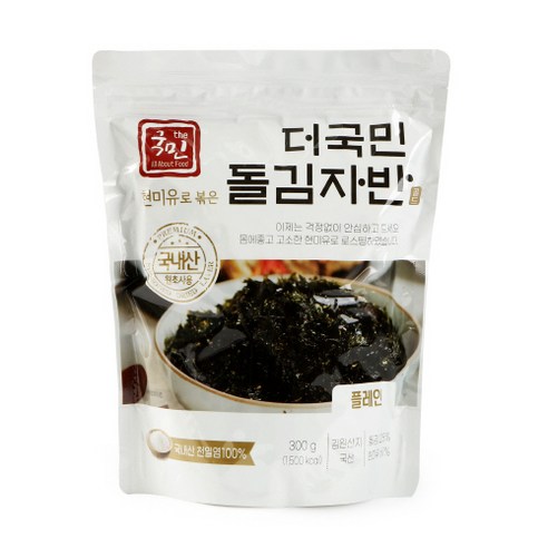 더국민 현미유로 볶은 돌김자반, 300g, 1개