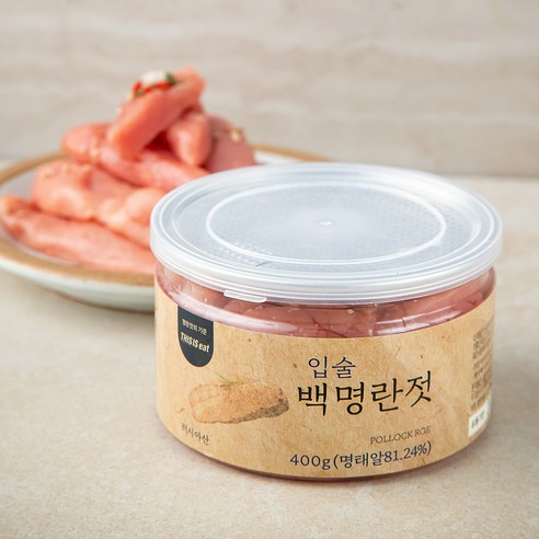 입술젓갈 백 명란젓, 400g, 1개