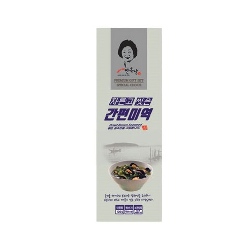 안옥남 간편미역, 120g, 5개