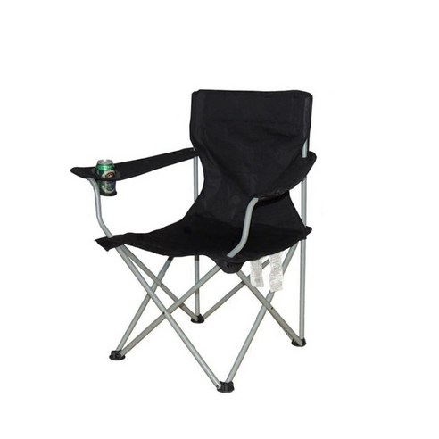 프랑온드 캠핑의자 릴렉스체어 경량 캠핑용 휴대용 감성 폴딩 접이식 의자, 블랙, 1개