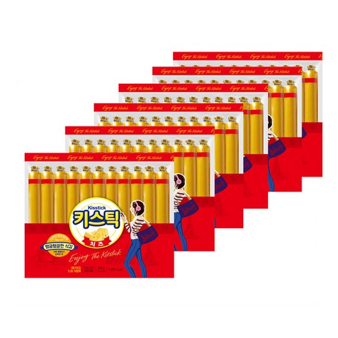 키스틱 25g x 35p, 875g, 6개