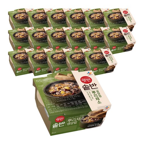 햇반 솥반 뿌리채소